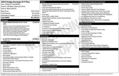 2024 Dodge Durango R/T Plus