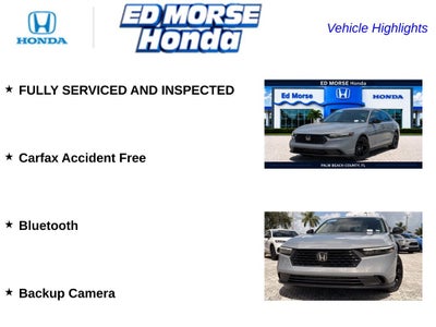 2025 Honda Accord SE