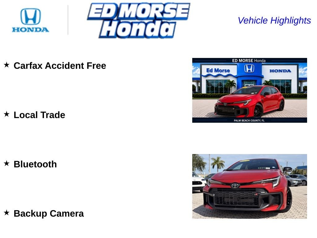 2025 Toyota GR Corolla Core