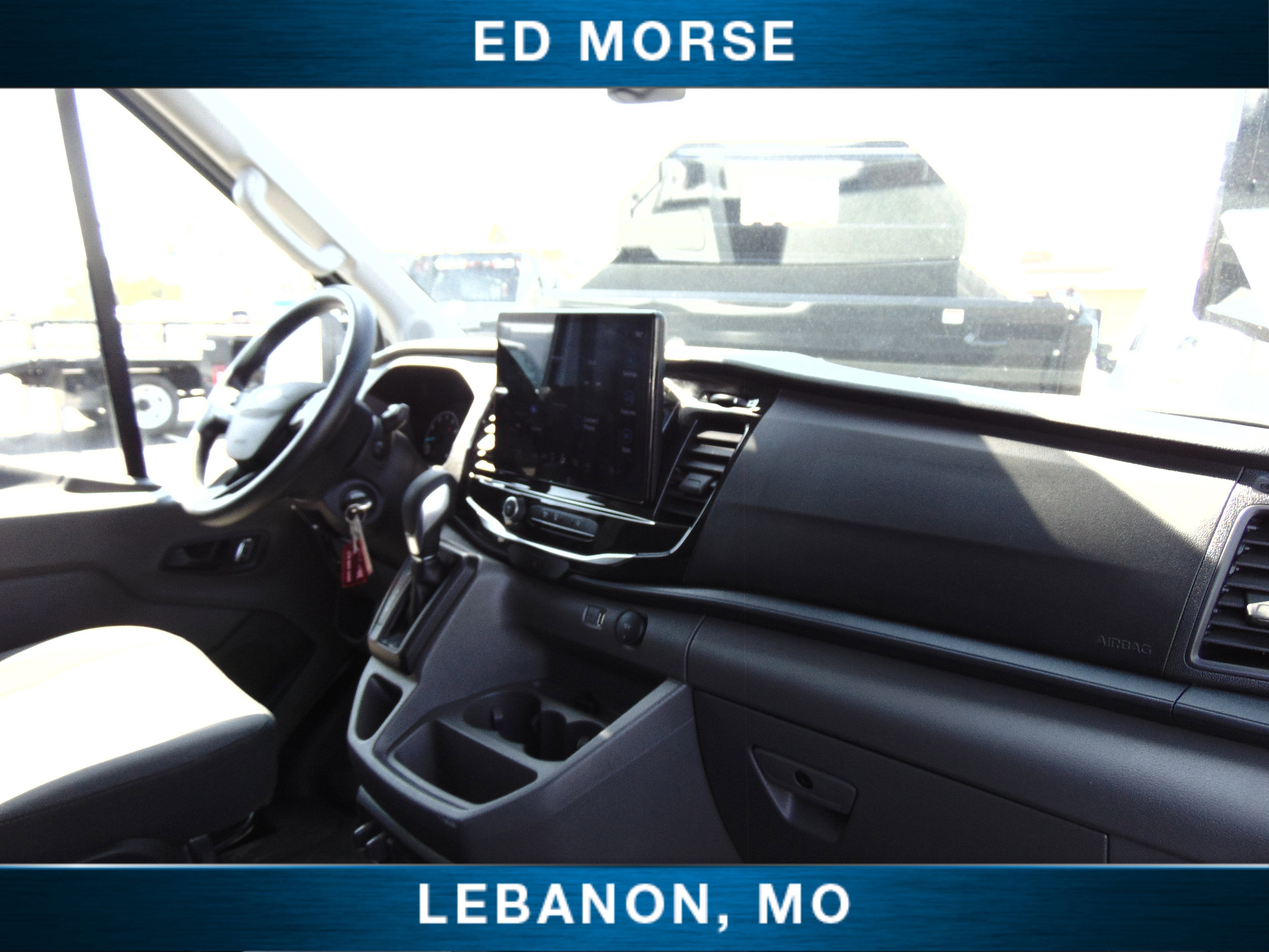 2023 Ford Transit Cutaway Knapheide KUV w/ 3 bow ladder rack