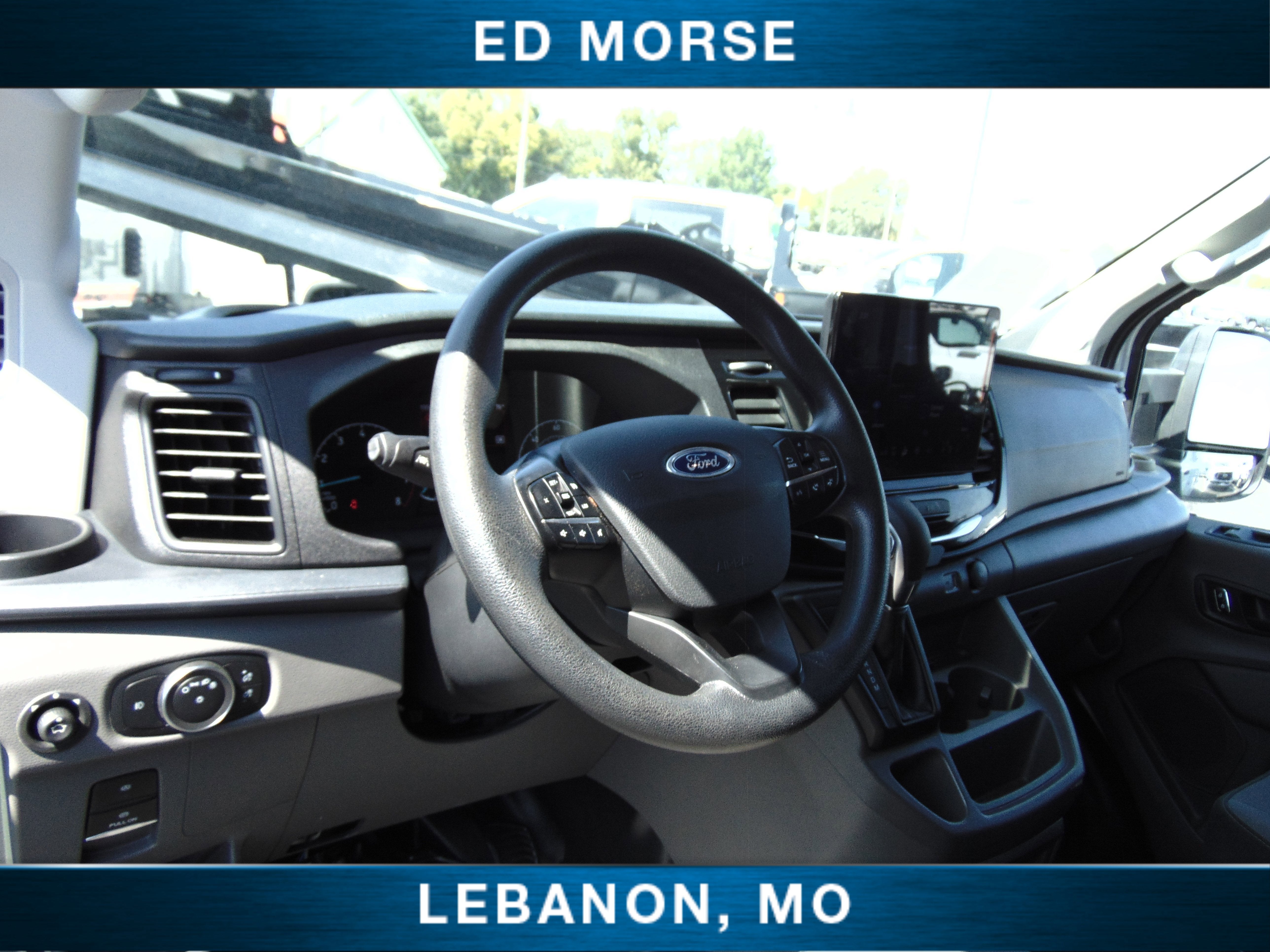 2023 Ford Transit Cutaway Knapheide KUV w/ 3 bow ladder rack