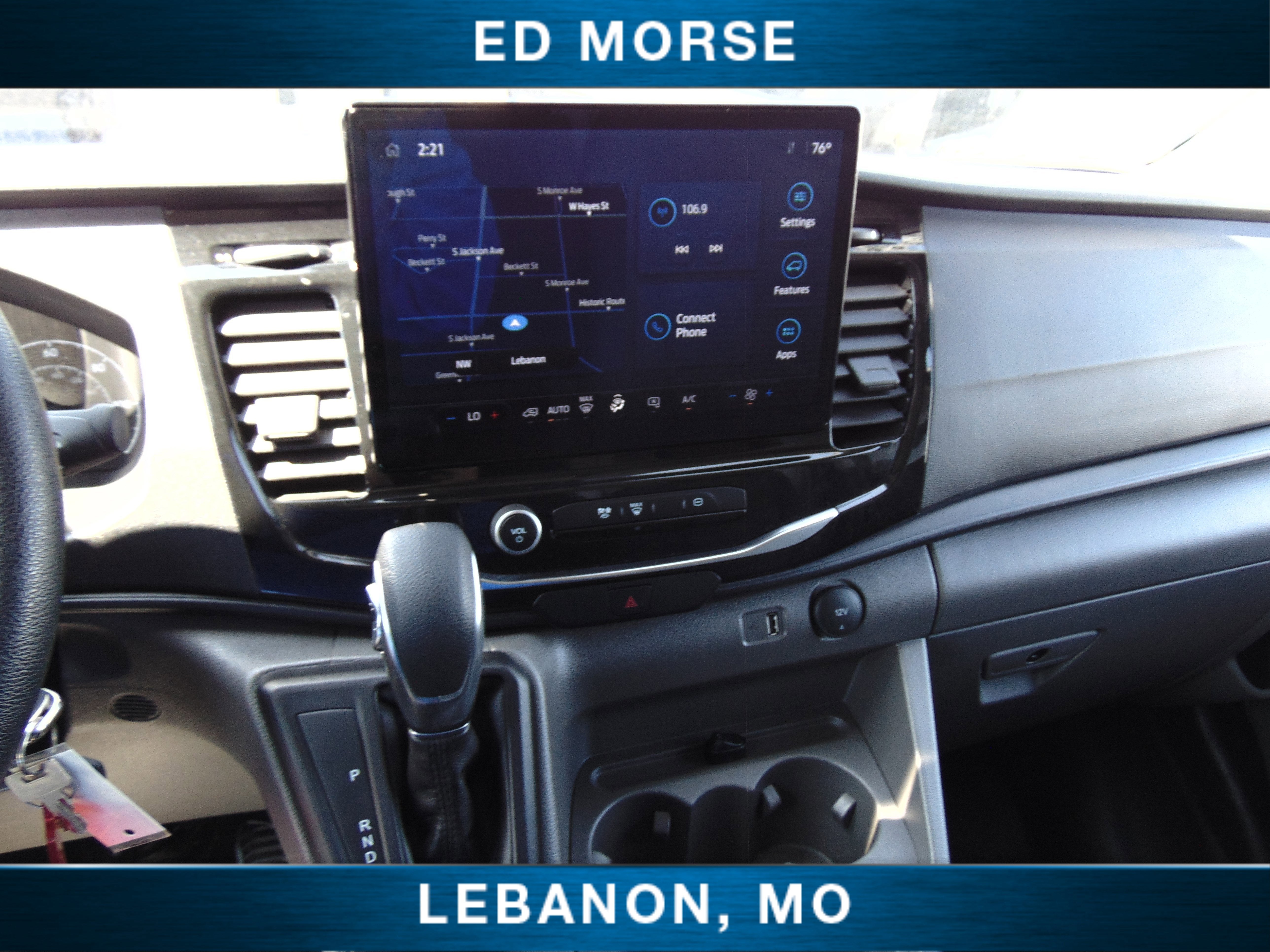 2023 Ford Transit Cutaway Knapheide KUV w/ 3 bow ladder rack