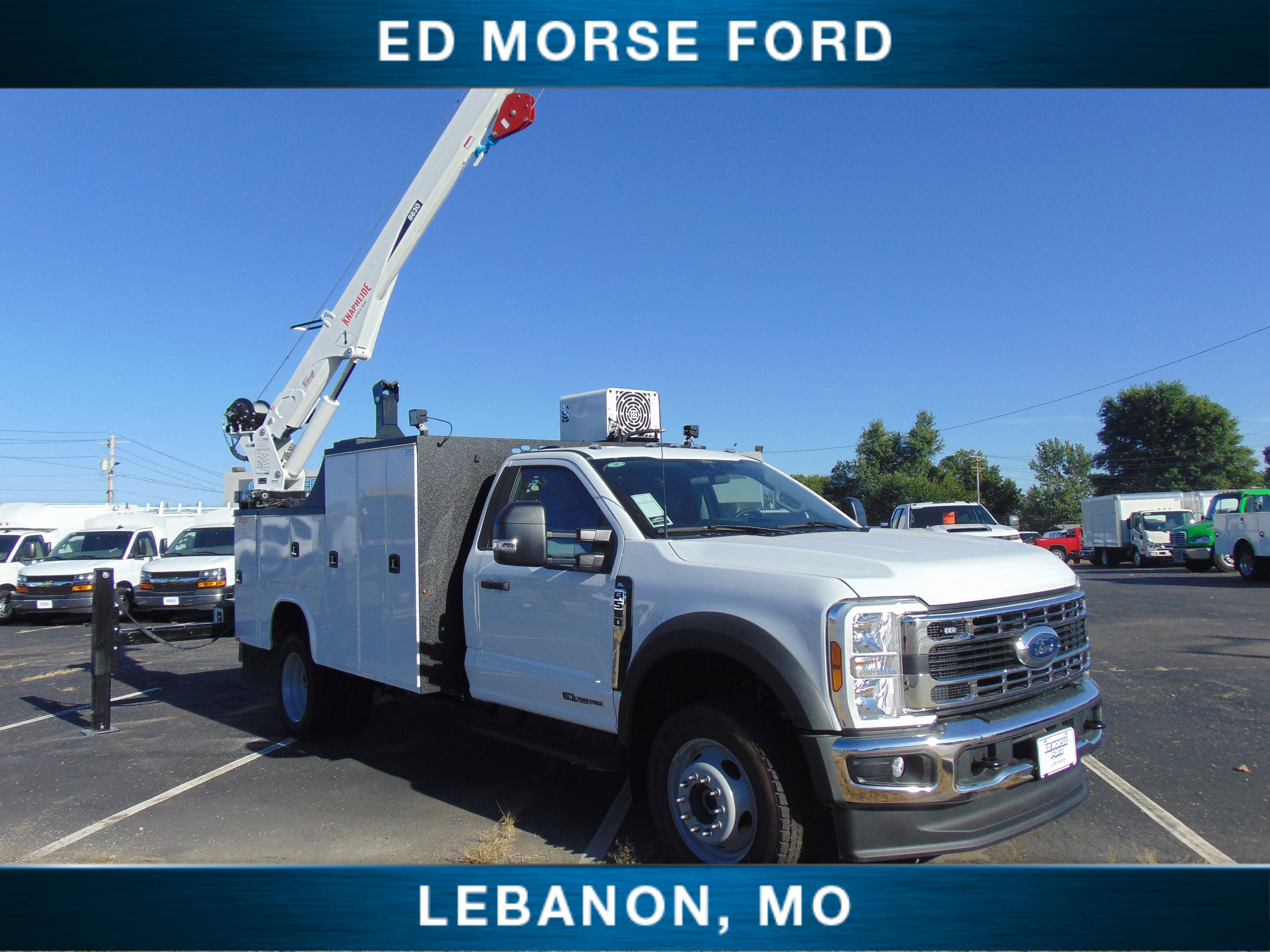 2024 Ford Super Duty F-550 DRW Knapheide KMT Crane Truck