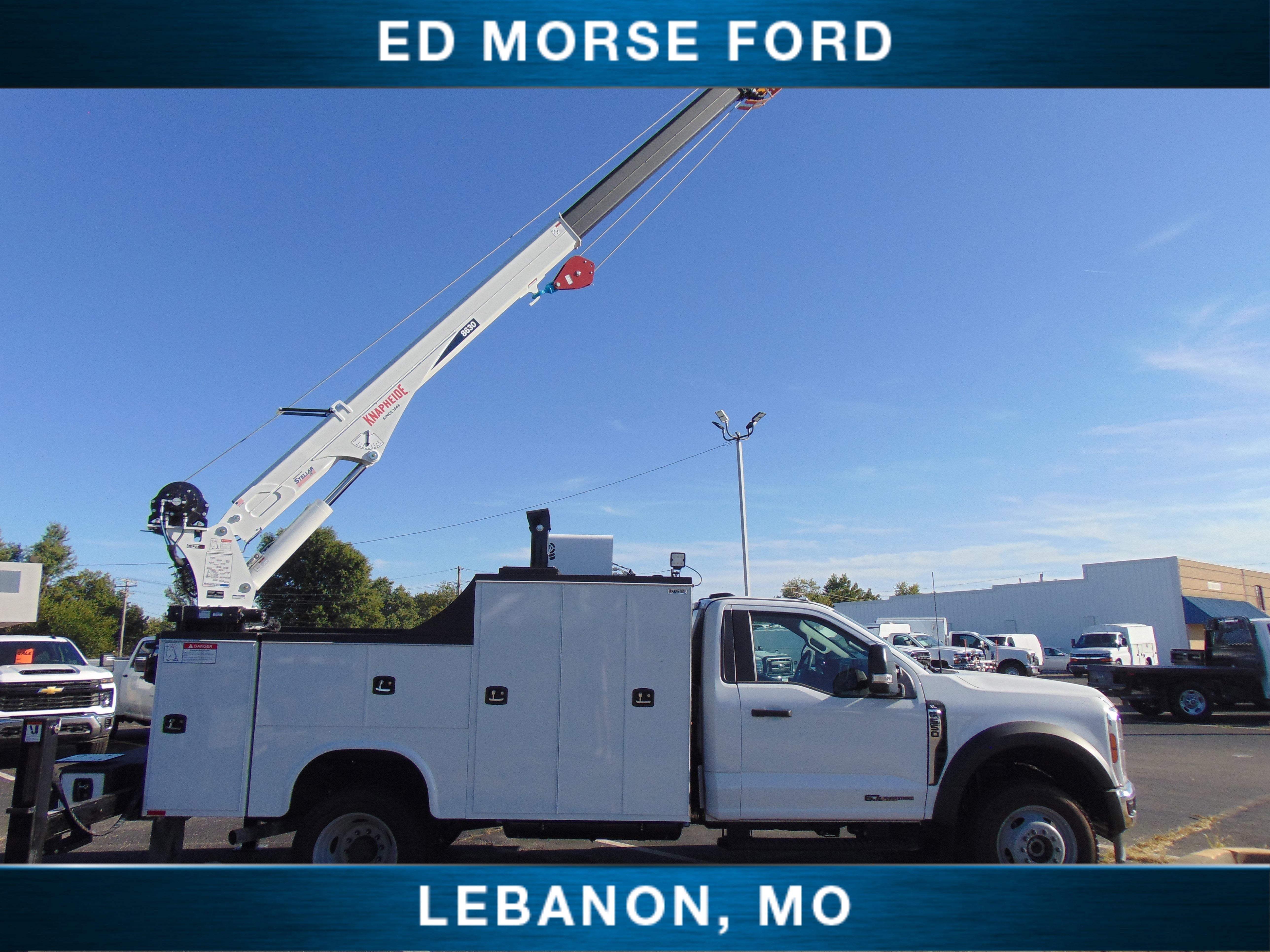 2024 Ford Super Duty F-550 DRW Knapheide KMT Crane Truck