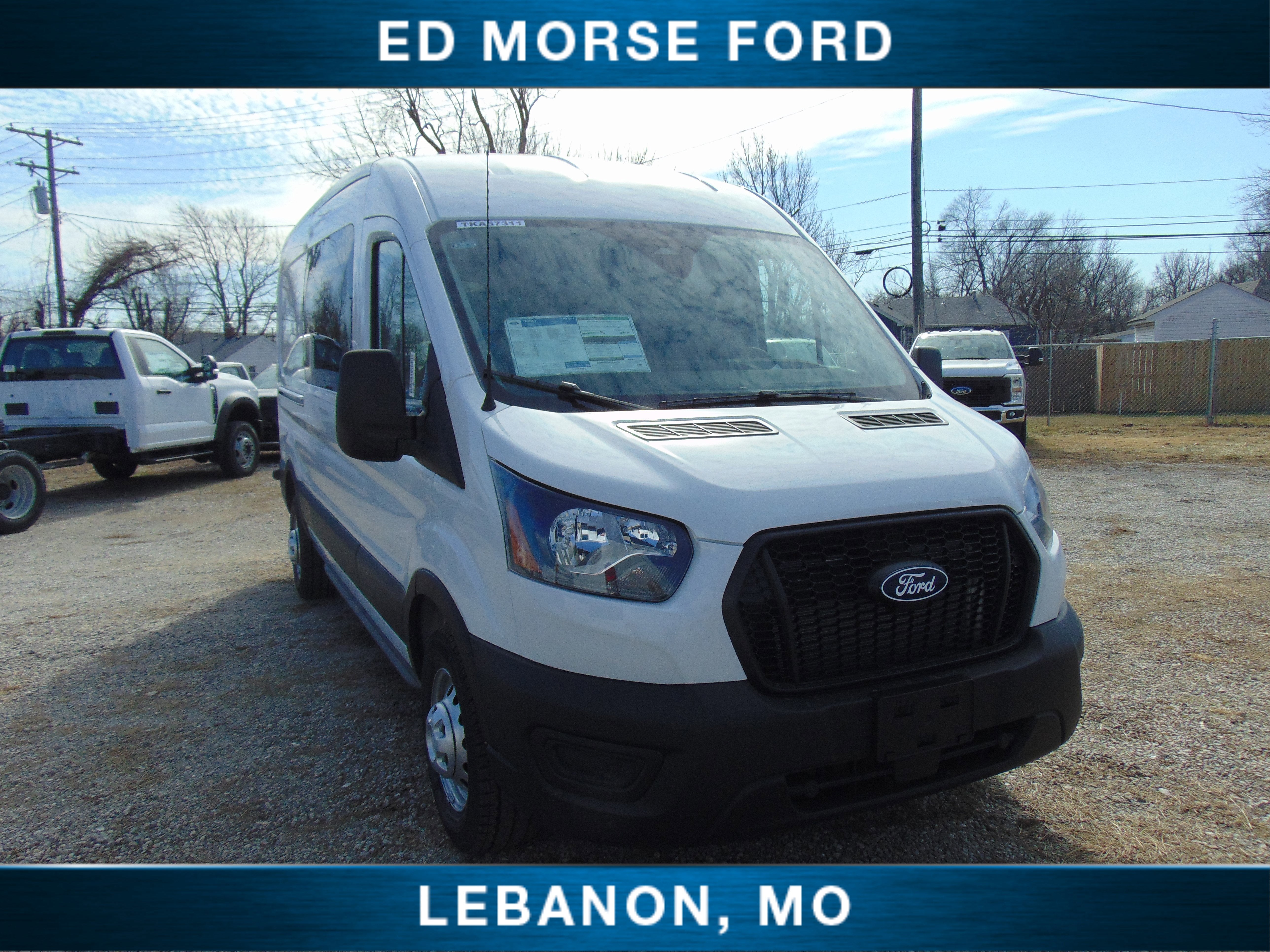 2026 Ford Transit Cargo Van Sprayed and partition