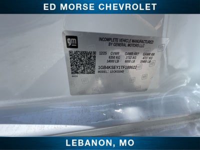 2026 Chevrolet Silverado 3500 HD Chassis Cab Work Truck