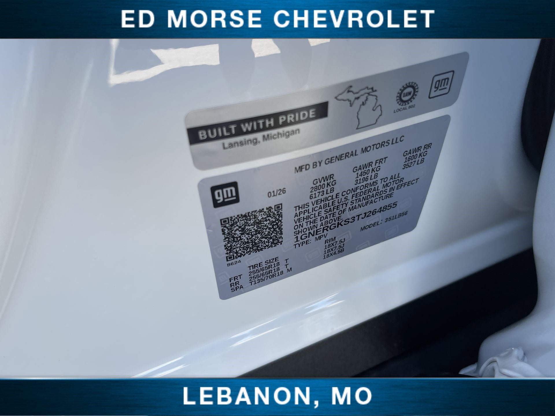 2026 Chevrolet Traverse LT