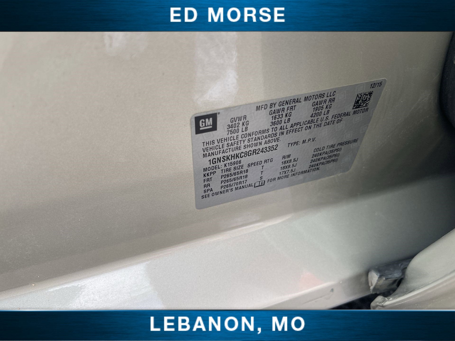 2016 Chevrolet Suburban LT