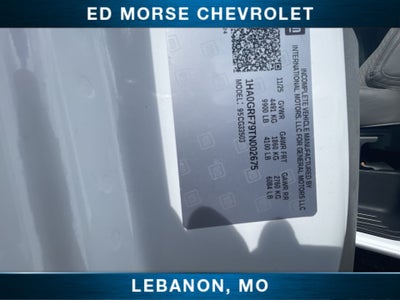 2026 Chevrolet Express Cutaway 3500 1WT