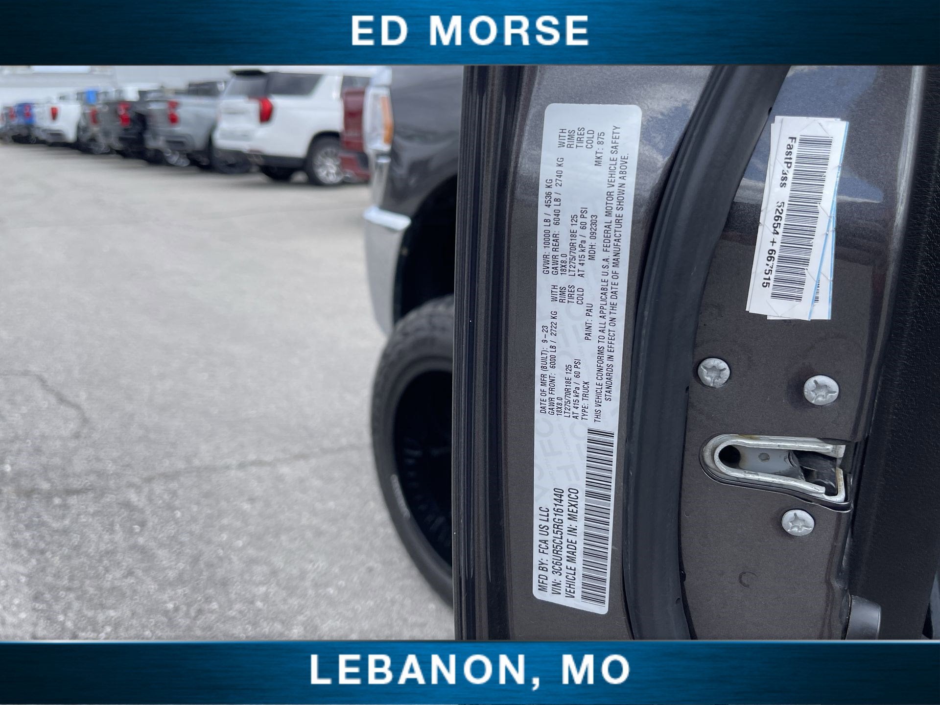 2024 RAM 2500 Tradesman Crew Cab 4x4 6'4" Box