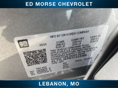 2026 Chevrolet Trax 2RS
