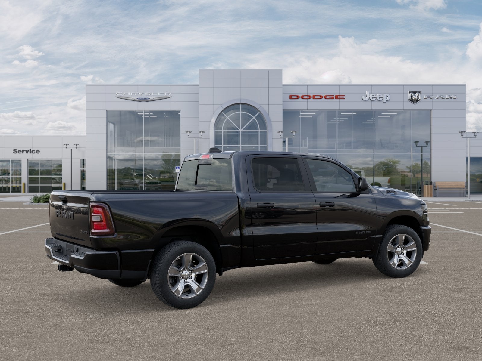2025 RAM Ram 1500 RAM 1500 TRADESMAN CREW CAB 4X4 5'7' BOX