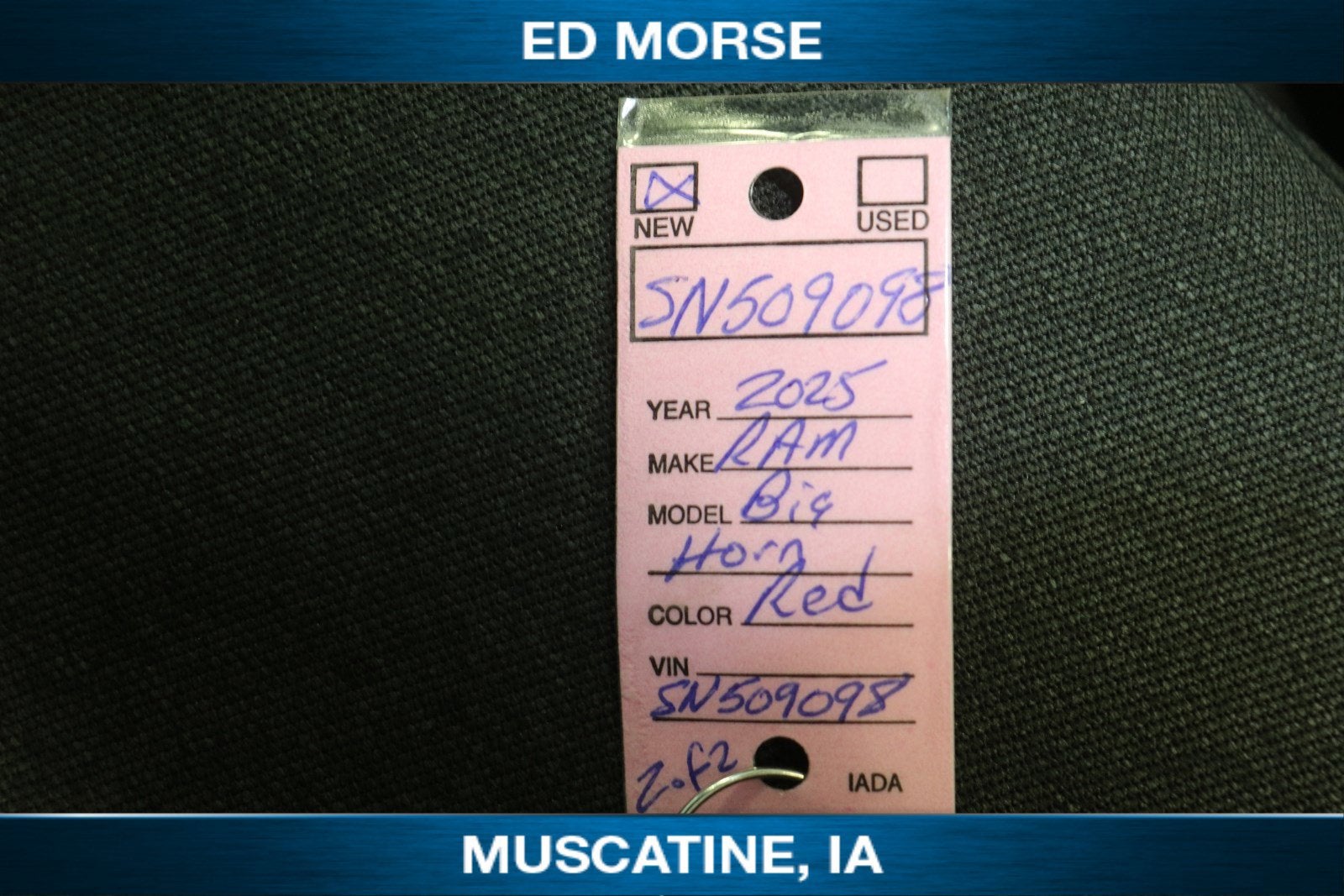 2025 RAM Ram 1500 RAM 1500 BIG HORN CREW CAB 4X4 5'7' BOX