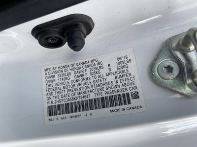 2019 Honda Civic Si Coupe Si