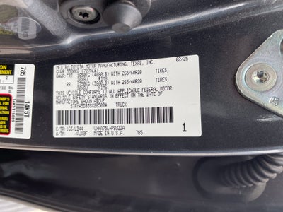 2025 Toyota Tundra 4WD 1794 Edition