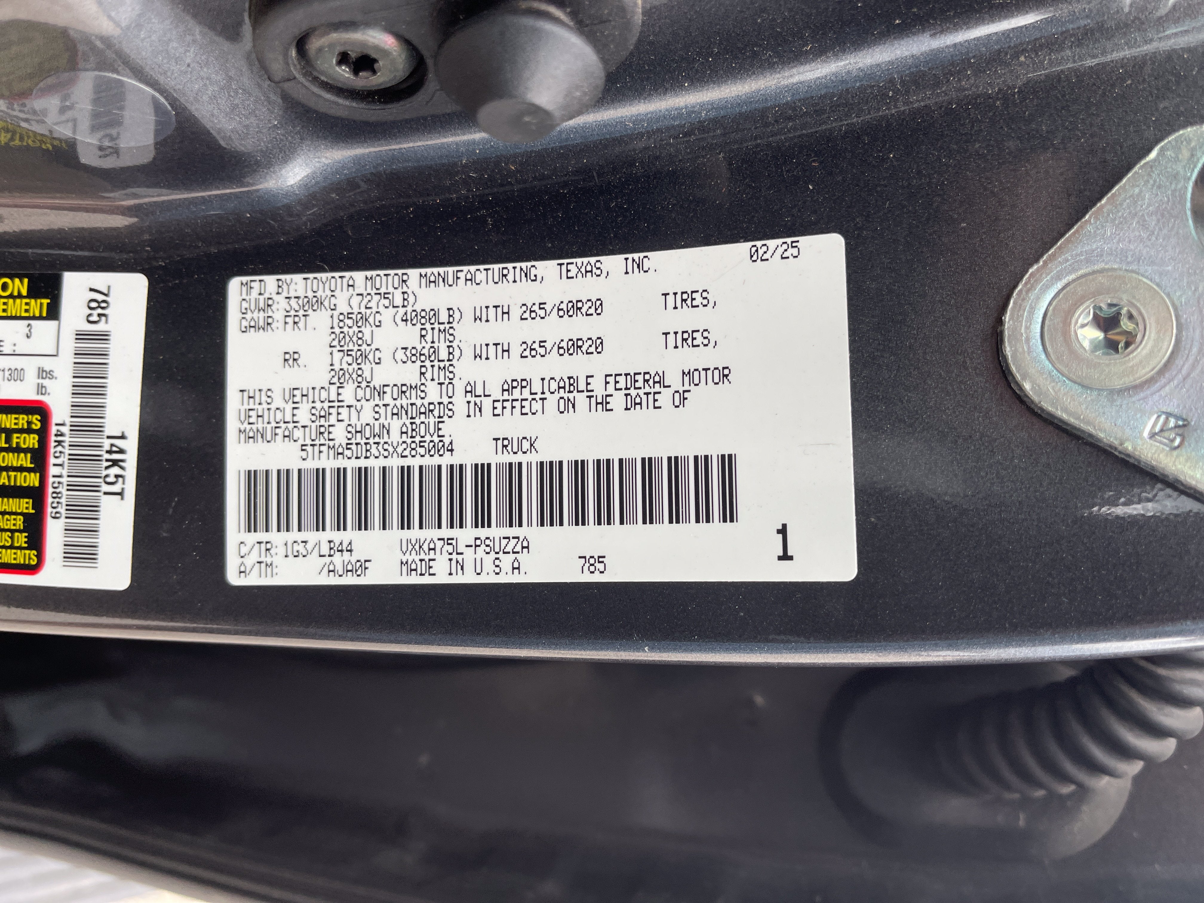2025 Toyota Tundra 4WD 1794 Edition