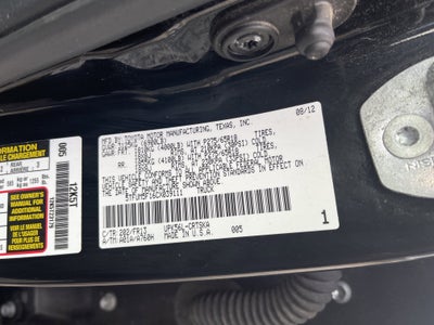 2012 Toyota Tundra 4WD Truck Grade