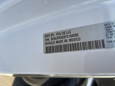 2026 RAM Promaster SLT