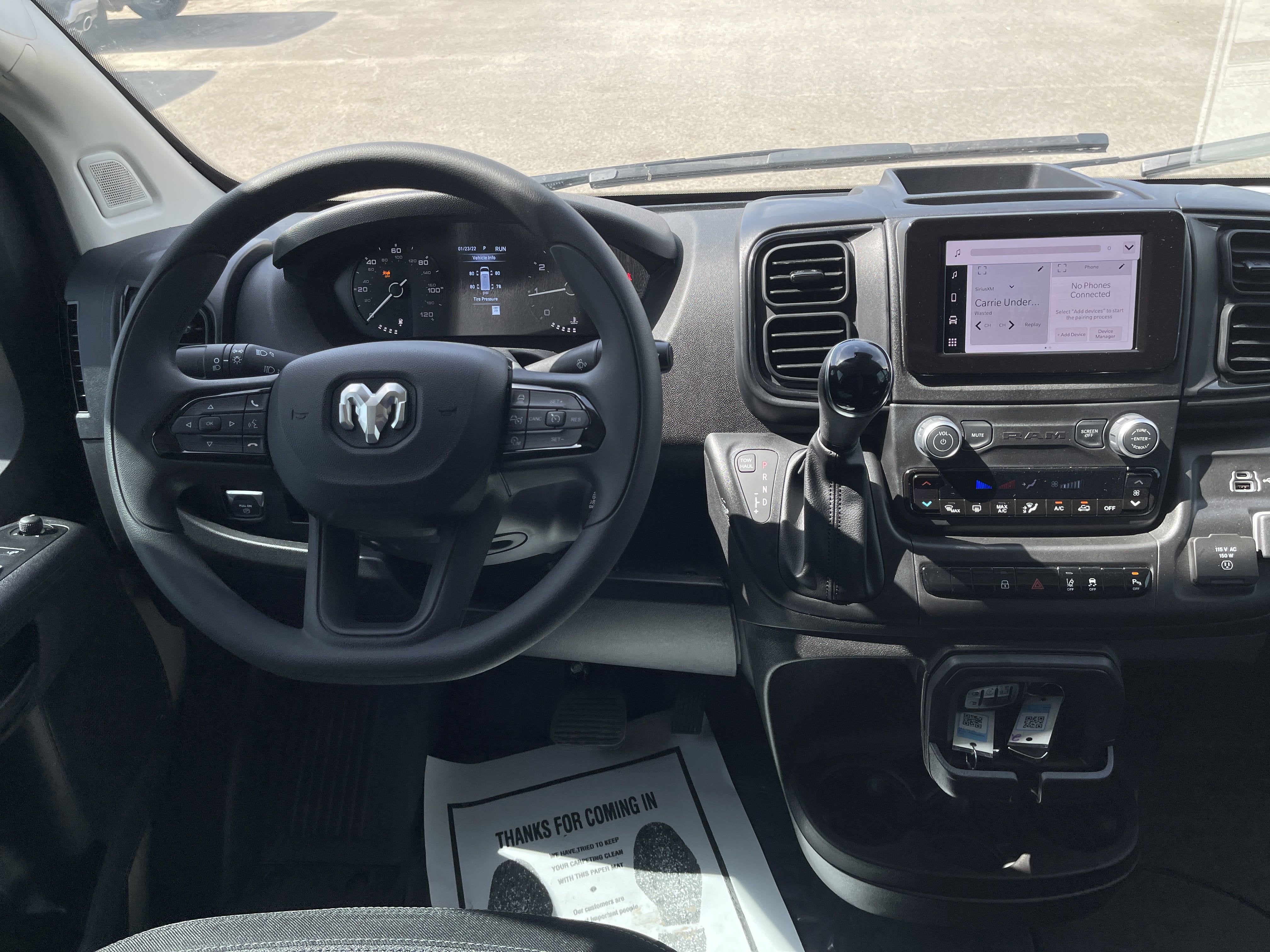 2025 RAM ProMaster Cargo Van Tradesman