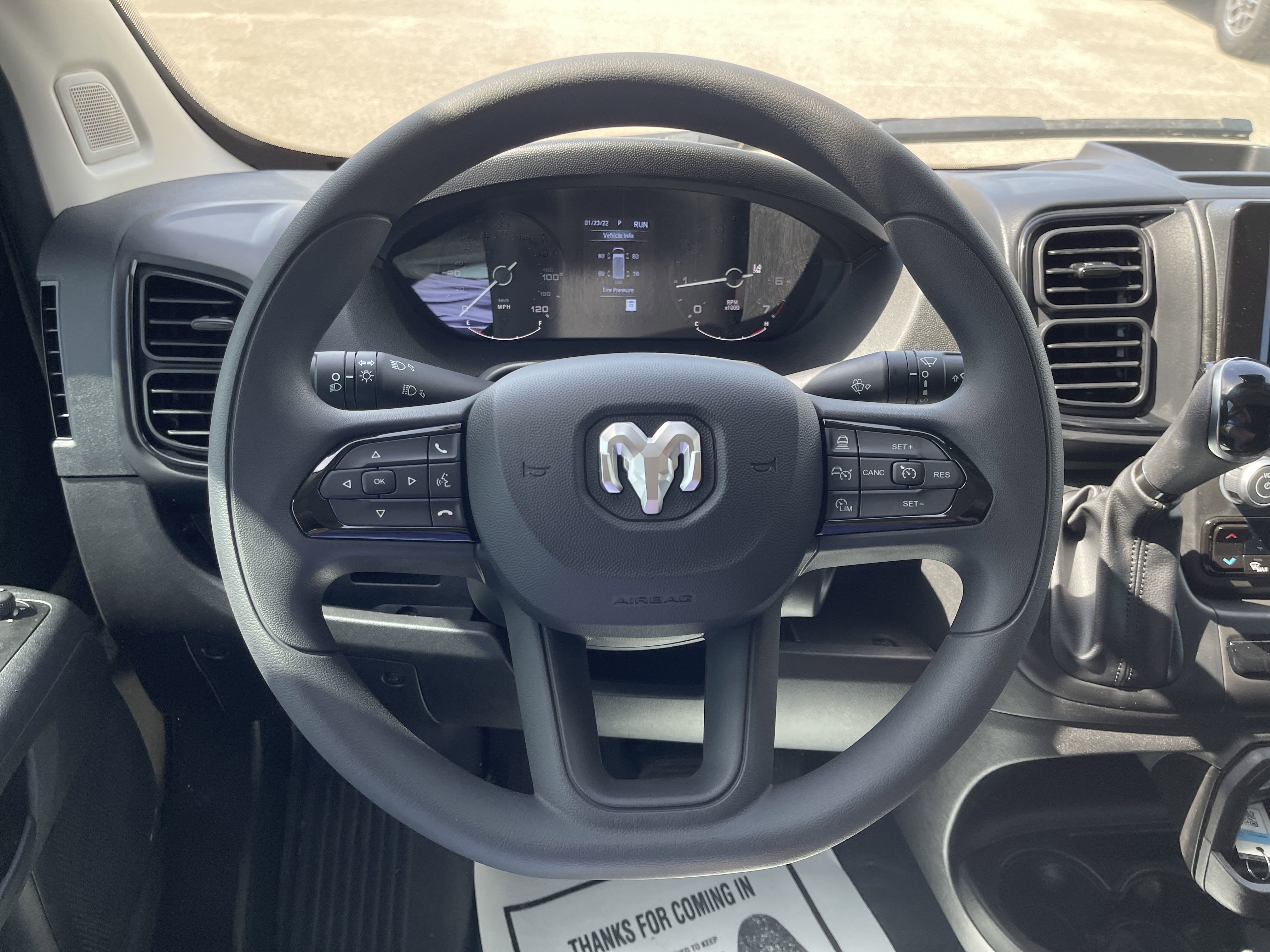 2025 RAM ProMaster Cargo Van Tradesman