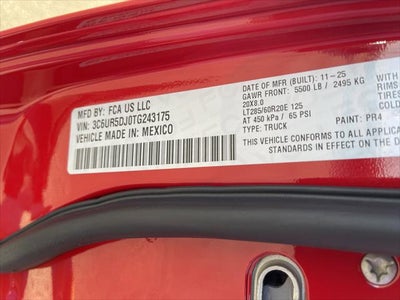 2026 RAM 2500 Lone Star