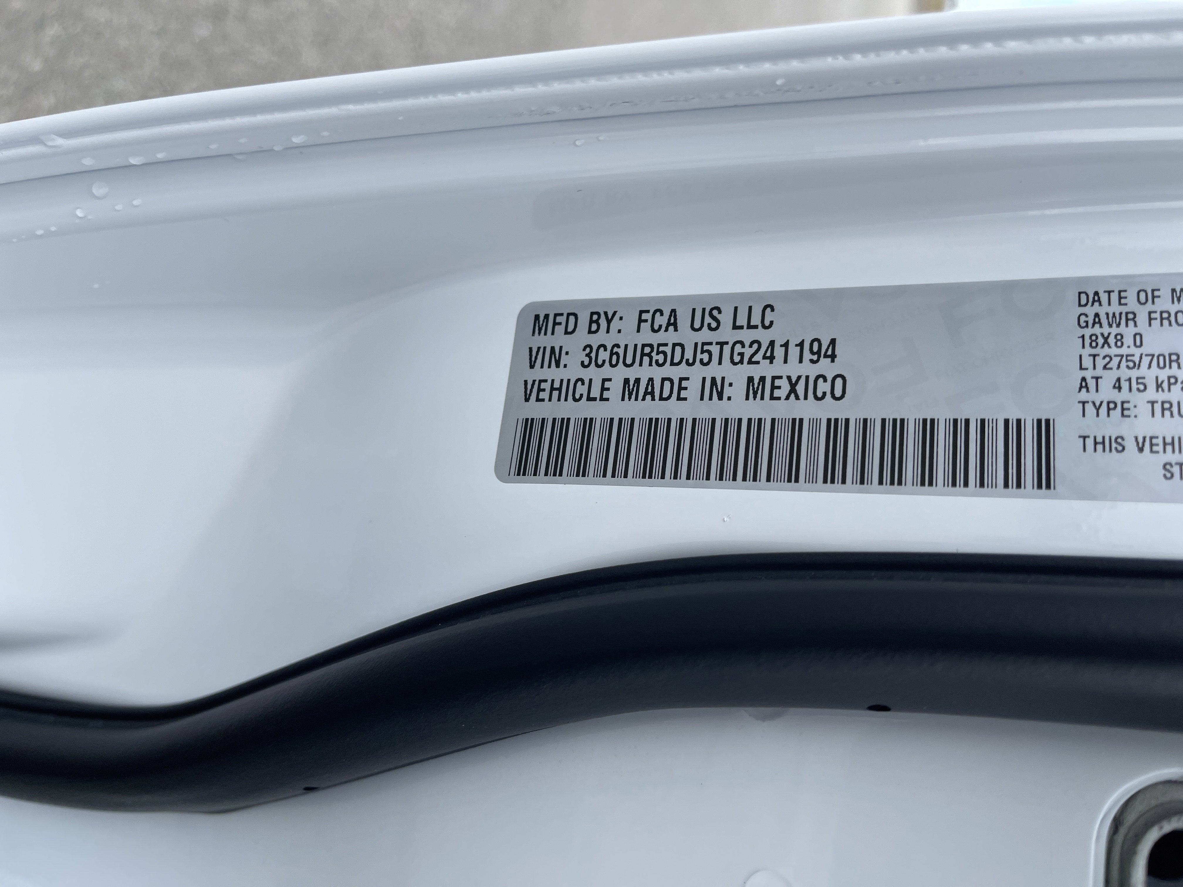 2026 RAM 2500 Lone Star