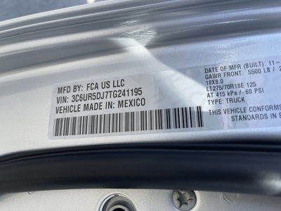2026 RAM 2500 Lone Star
