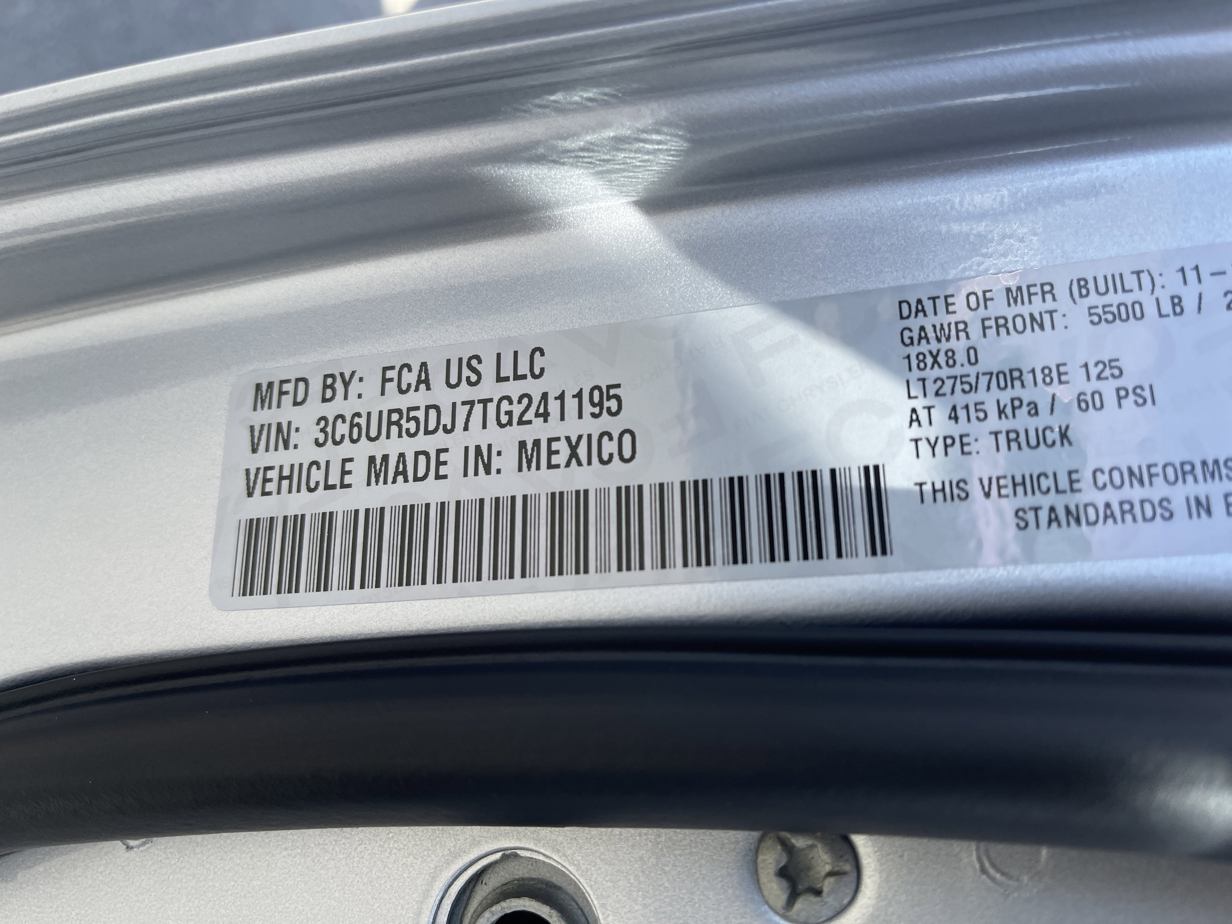 2026 RAM 2500 Lone Star