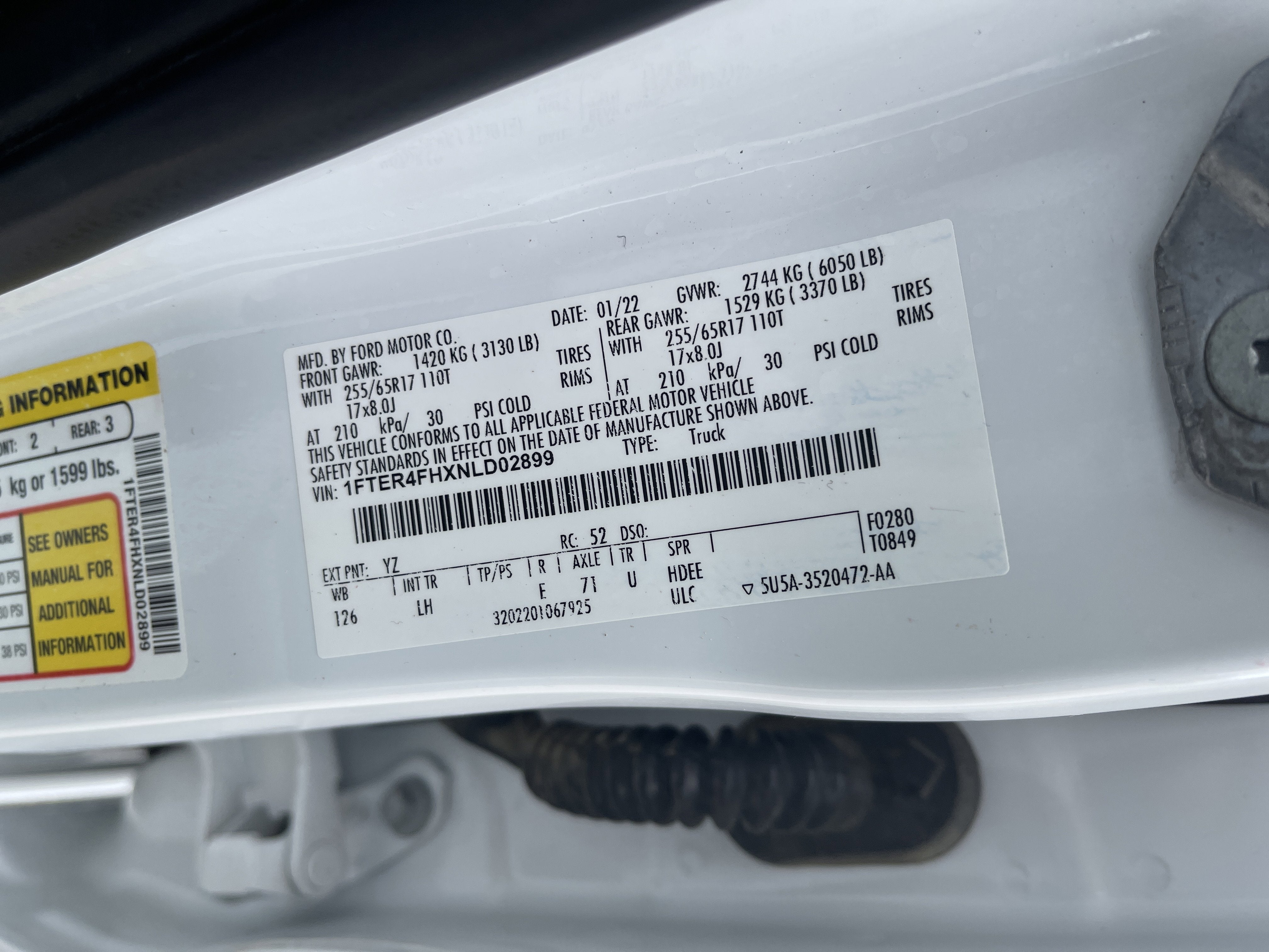 2022 Ford Ranger XL