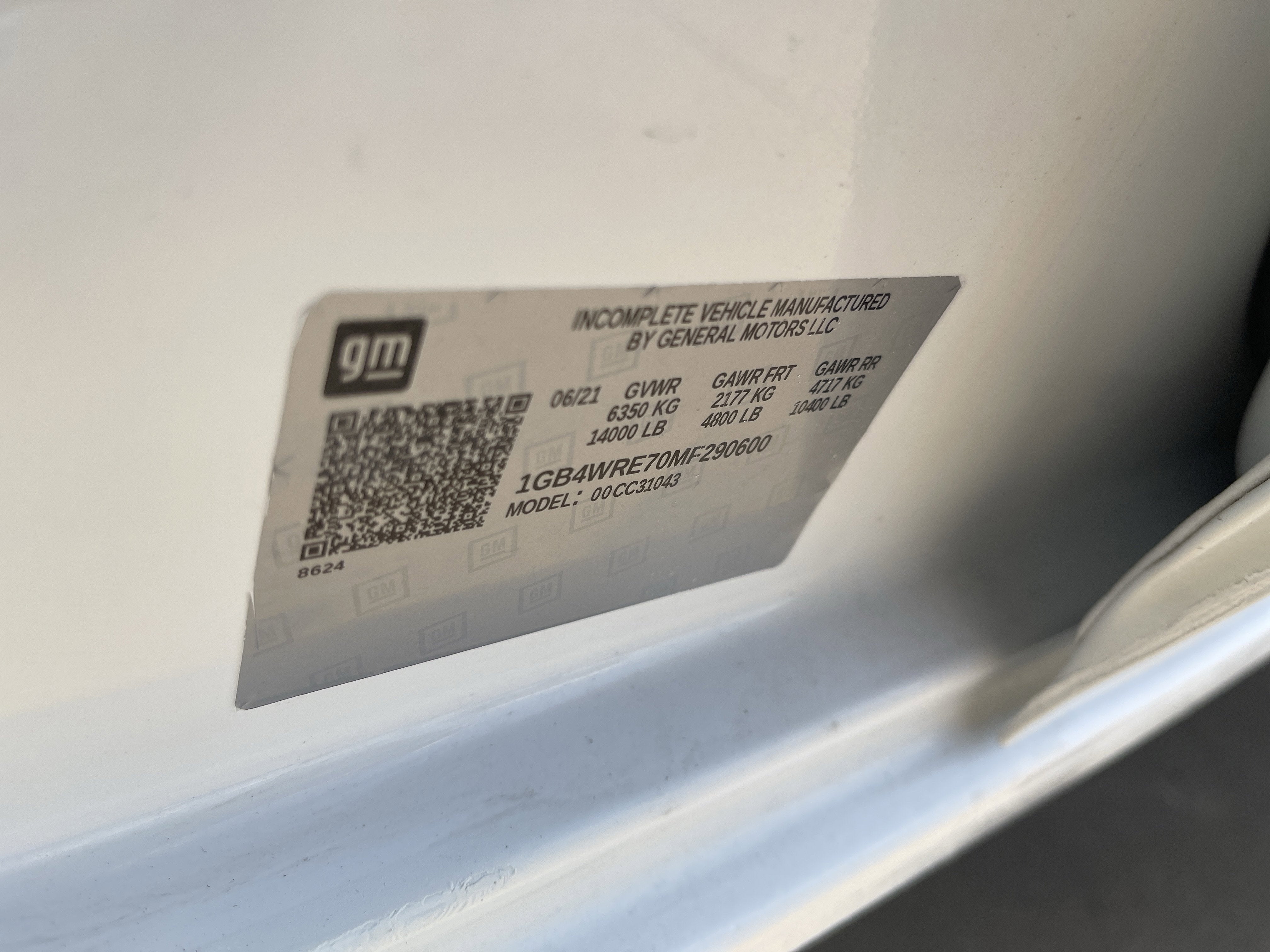 2021 Chevrolet Silverado 3500 HD Chassis Cab Work Truck