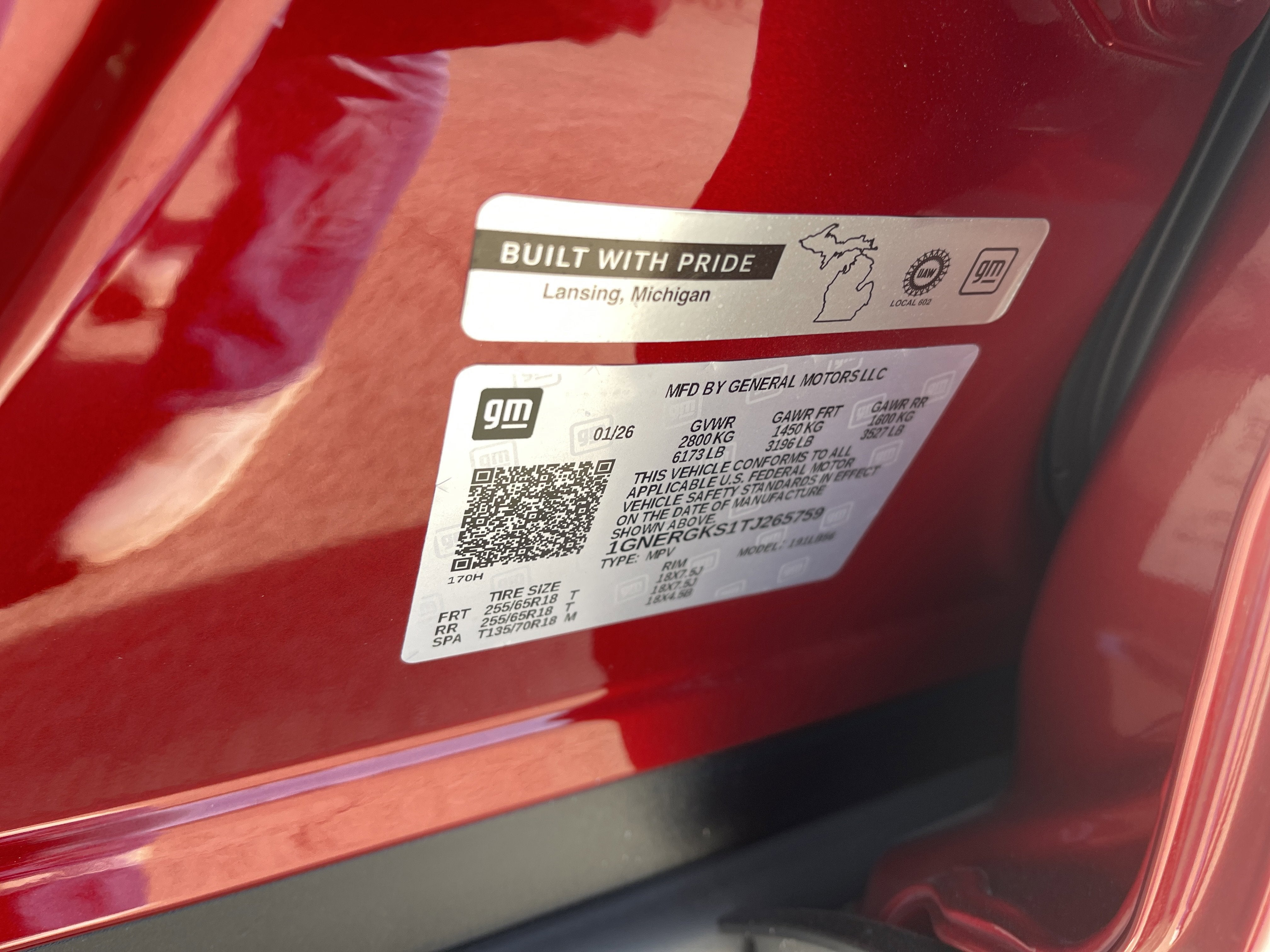 2026 Chevrolet Traverse LT