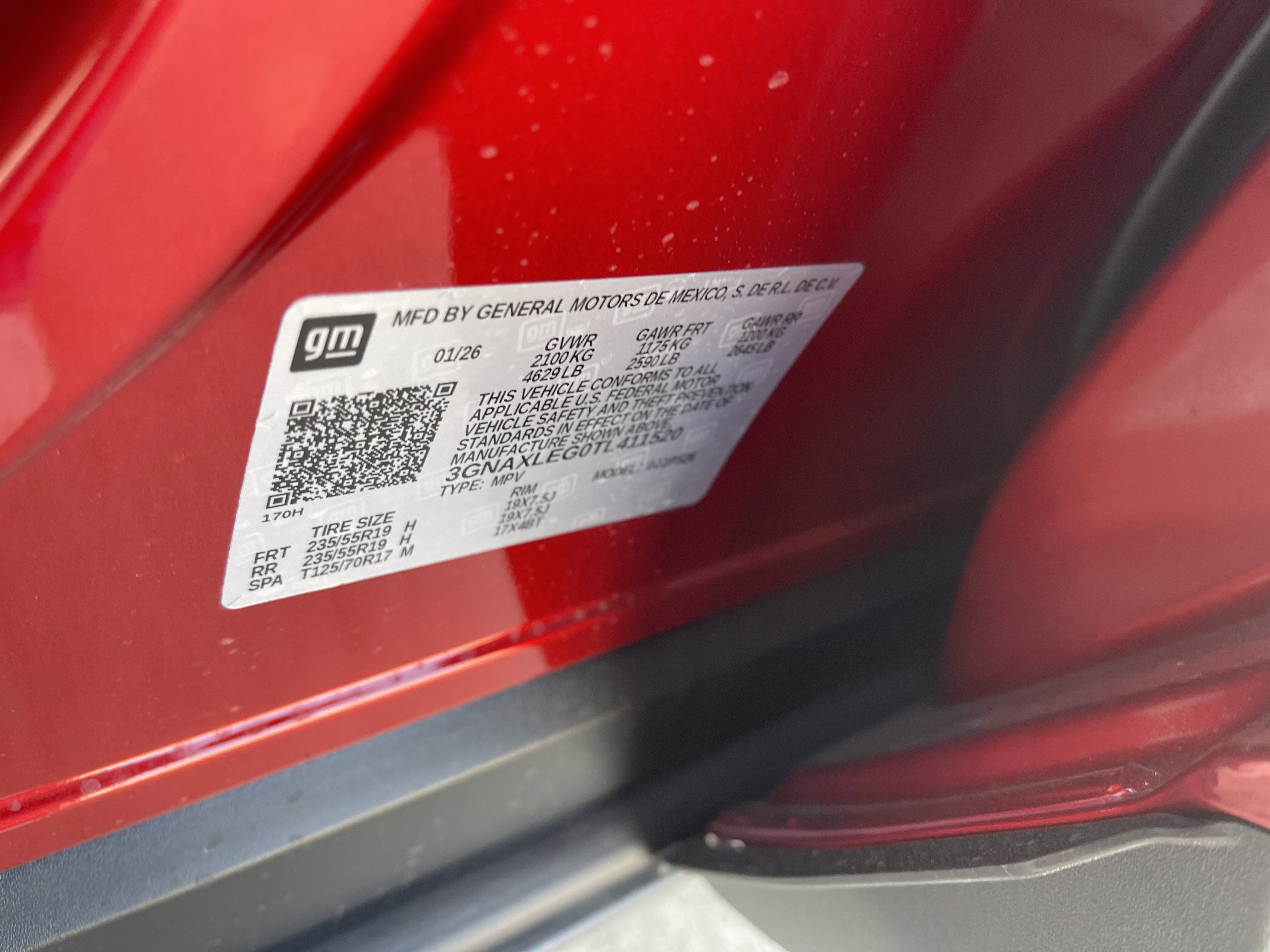 2026 Chevrolet Equinox RS