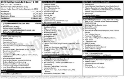 2025 Cadillac ESCALADE IQ Luxury 2