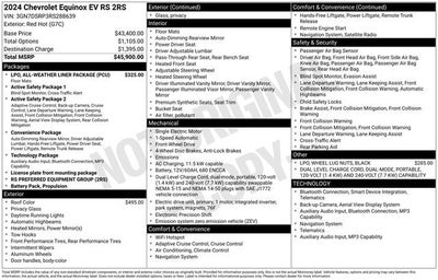 2024 Chevrolet Equinox EV 2RS