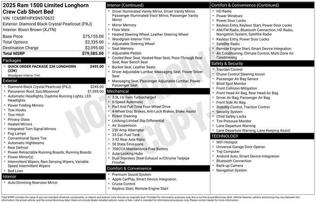 2025 RAM 1500 Longhorn