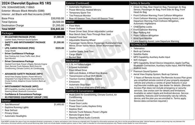 2024 Chevrolet Equinox RS