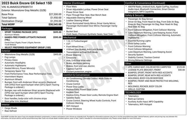 2023 Buick Encore GX Select