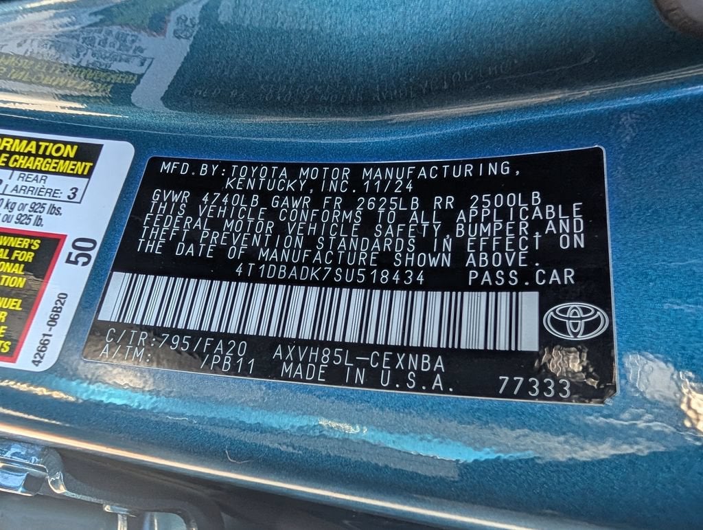 2025 Toyota Camry LE