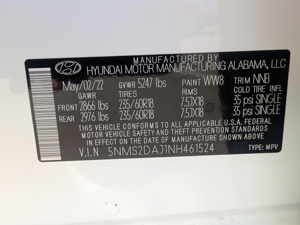 2022 Hyundai Santa Fe SEL