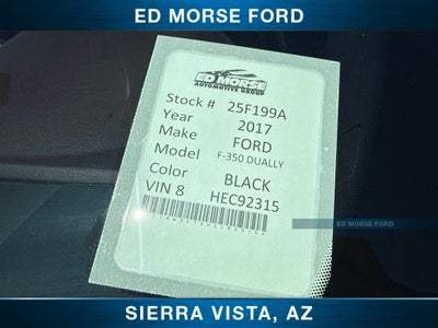 2017 Ford F-350SD Platinum DRW