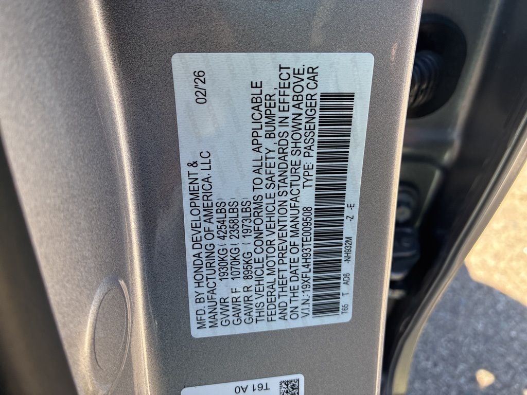 2026 Honda Civic Hybrid Sport Touring