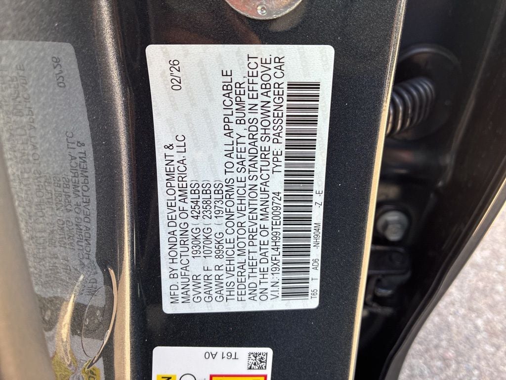 2026 Honda Civic Hybrid Sport Touring