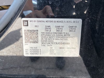 2018 Chevrolet Silverado 1500 High Country