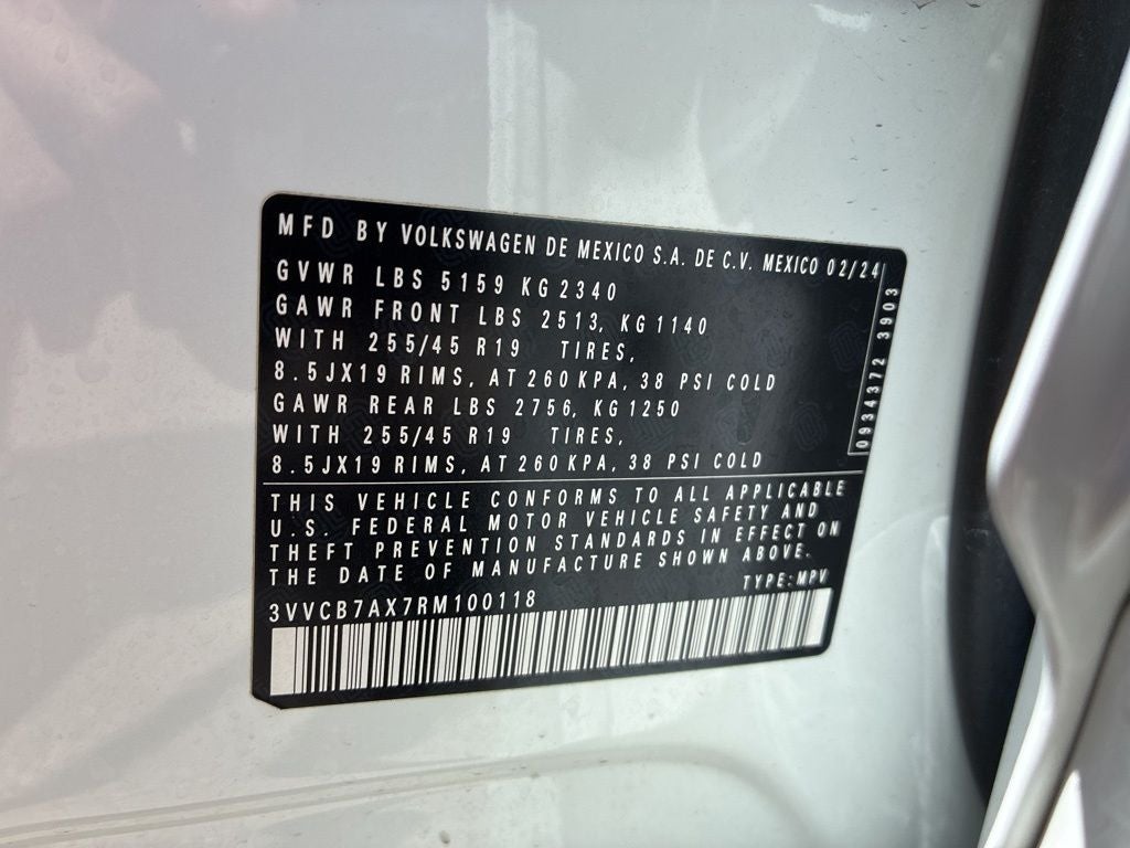 2024 Volkswagen Tiguan 2.0T SE R-Line Black