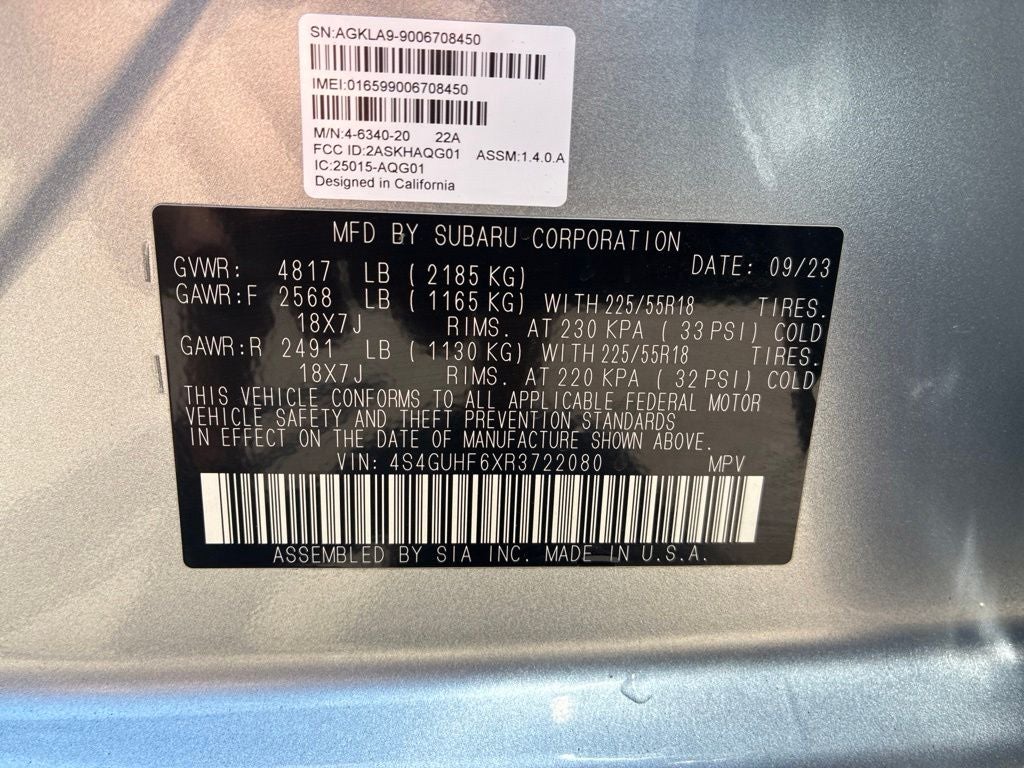 2024 Subaru Crosstrek Sport