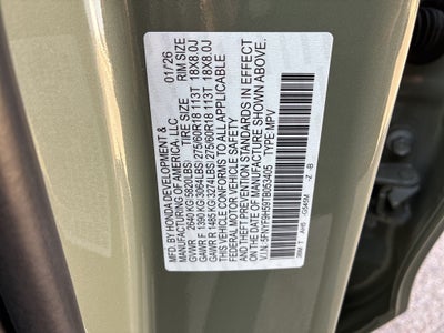 2026 Honda Passport TrailSport