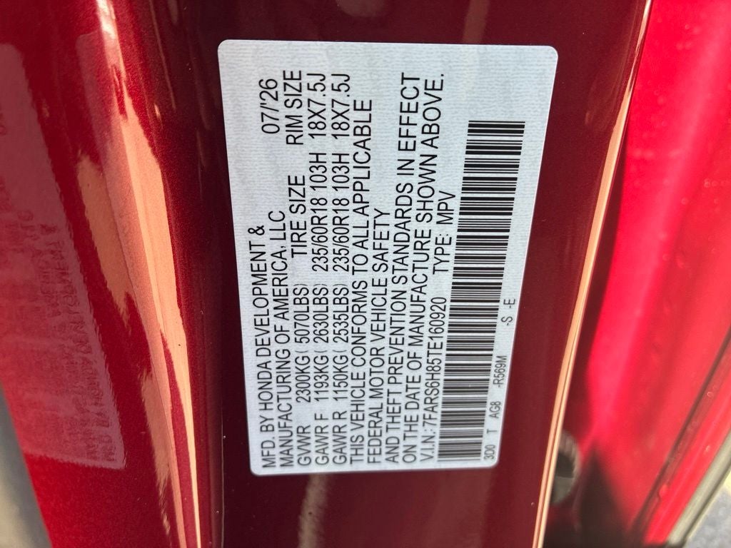 2026 Honda CR-V Hybrid Sport-L