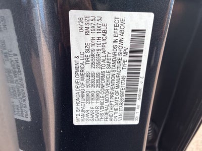 2026 Honda CR-V Hybrid Sport Touring