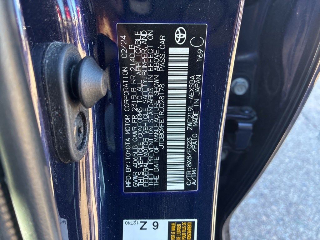 2024 Toyota Corolla Hybrid Base