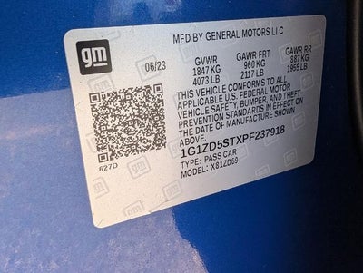 2023 Chevrolet Malibu 4dr Sdn 1LT